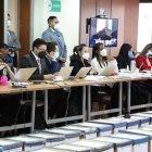 Audiencia. En el caso Las Torres acudieron más de 30 funcionarios. Fue el tercer intento de instalar el juicio.