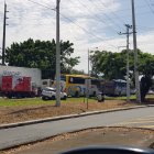 Escenario. El congestionamiento se registra a la altura de Puerto Azul.