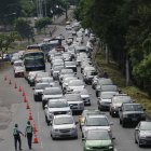 TRANSITO VIA A LA COSTA VIADUCTO PERIMETRAL POR TRABAJOS EN UNO DE SUS CARRILES PERIODISTA :JUAN PONCE FECHA :06 /03/2022 Agencia (ag-extra)