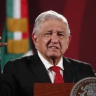 El presidente de México, Andrés Manuel López Obrador, habla durante una rueda de prensa en Palacio Nacional de la Ciudad de México