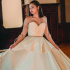 Fotografía cedida por el Instituto tecnológico superior Yavirac que muestra a la modelo Keren Gutiérrez, quien participa en la tercera edición del desfile de modas Qhapacñan, del Instituto Tecnológico de Turismo y Patrimonio Yavirac.