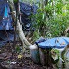 Hallazgo. Cerca de las viviendas se encontró la infraestructura.