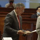 Riofrío estuvo el jueves pasado en la Comisión de Fiscalización de la Asamblea presentando descargos en el juicio político que se sigue en su contra.
