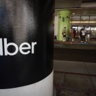 Foto de archivo del lodo de la empresa Uber.