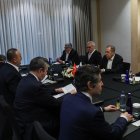 Imagen de las negociaciones esta semana en la localidad turca de Antalya