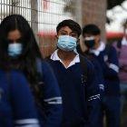 Estudiantes de la Unidad Educativa Agropecuaria Eduardo Salazar Gómez regresan a clases presenciales, en una fotografía de archivo.