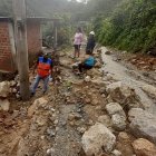 Deslizamiento de tierra en el sector de Uzhcurrumi en El Oro.