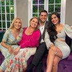 Jasú, Úrsula Strenge y Michella Pincay junto a Pancho Molestina.