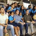 Ismael Rescalvo se sintió muy cómodo en el graderío del Christian Benítez. Se sintió querido.