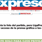 Portada Expreso del 20 de marzo de 2022.