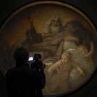 El museo se transformó en la desaparecida iglesia de Santiago de los Españoles de Roma.