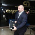 Miguel Ángel Loor, presidente de la LigaPro, en su visita a Diario EXPRESO.