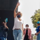 Figura. La funcionaria durante una reciente aparición pública.