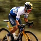 Richard durante la competencia.