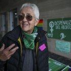 Rocío Rosero, coordinadora de la Coalición Nacional de Mujeres del Ecuador, fue registrada este sábado, durante una entrevista con Efe, en Quito (Ecuador).