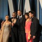 (L-R) Jada Pinkett-Smith, Willow Smith, Will Smith, Jaden Smith, Trey Smith.