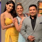 Virginia con Gaby Díaz y Henry Bustamante.