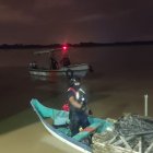 La nave fue detenida, pero sus ocupantes lograron huir