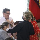 .Hechos. Durante el encuentro, las muestras de afecto entre los ediles fue evidente. En la imagen, Jorge Rodríguez al dialogar con la alcaldesa.