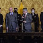 El ‘retro’ que dio Lasso provocó cambios en el gabinete. Alexandra Vela dejó el Ministerio de Gobierno y fue reemplazada por Francisco Jiménez.