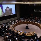 Zelenski expone ante el Consejo de Seguridad de la ONU.