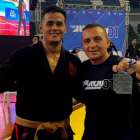 Adrián es uno de los mejores atletas cinturón café del Ecuador.