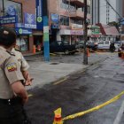 Lugar donde se produjo el atentando.