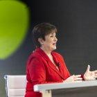 La titular del FMI, Kristalina Georgieva, se reunión con el presidente Guillermo Lasso este 11 de abril de 2022 de manera virtual.