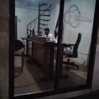 Santa Elena. Este es el despacho del juez Diego Moscoso Cedeño en la Unidad Judicial de Manglaralto.