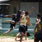 La Tricolor de balonmano playa consiguió un triunfo frente a Argentina 2-1 en Brasil, el mismo que resultó clave para la clasificación mundialista.