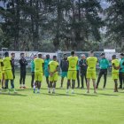 Barcelona se entrenó este sábado 16 de abril de 2022 en el complejo de El Nacional en Tumbaco.