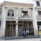 Casa Maldonado. El bien está ubicado en las calles Víctor M. Rendón, entre Pedro Carbo y Pichincha; y su estado es deplorable.