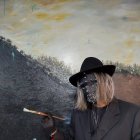 Poncho Franco comenzó en la pandemia a dar fuerza a uno de sus personajes.