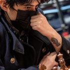 La ecuatoriana Carla Heredia durante el mundial de partidas rápidas de ajedrez