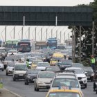 El puente de la Unidad Nacional en ocasiones registra mucho tráfico