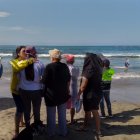 Familiares esperan  por el cuerpo de la persona desaparecida