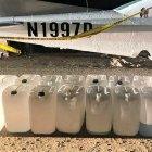 Las canecas con combustible fueron halladas a tres kilómetros de donde se encontraba la avioneta.