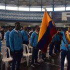 José Rizzo recibió el portaestandarte y cobijó a sus compañeros.
