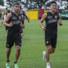 Entrenamiento de Barcelona antes de recibir a Lanús.