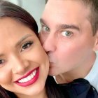 Evelyn, junto a su novio, quien es su mayor soporte en estos momentos.