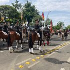 Evento. La cabalgata arrancó desde el Hemiciclo de la Rotonda.