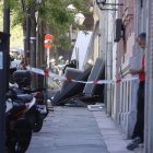 Una fuerte explosión originada en el ático de un edificio de cuatro plantas ubicado en la calle General Pardiñas esquina con calle Ayala, en el barrio madrileño de Salamanca
