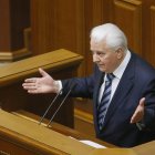 El primer presidente de Ucrania tras su independencia de la URSS Leonid Kravchuk, en una imagen de archivo.