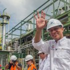 Obra. Jorge Glas en el Poliducto Pascuales Cuenca, una obra por la que Odebrecht pasó sobornos.