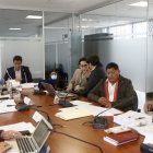 Reclamo. El abogado de Llori, Francis Abad (derecha) advirtió que durante este proceso se habrían cometido varias nulidades.