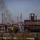 Imagen de archivo de la planta de Azovstal.