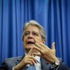 El presidente del Ecuador, Guillermo Lasso Mendoza, en su enlace radial "Encontrémonos por la Ciudadanía".