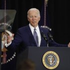 El presidente de EE.UU., Joe Biden, habla este 17 de mayo de 2022, desde Búfalo, Nueva York