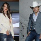 Combo de fotografías que muestran a los cantantes mexicanos Belinda y Christian Nodal, mientras posan en la capital mexicana (México). El cantante mexicano Christian Nodal exhibió este miércoles una supuesta conversación que mantuvo con Belinda para mostrar que la cantante le pedía dinero para cuidados personales y para sus padres.