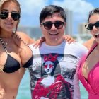 Mafer con El Cuy y Jessenia Hatti.